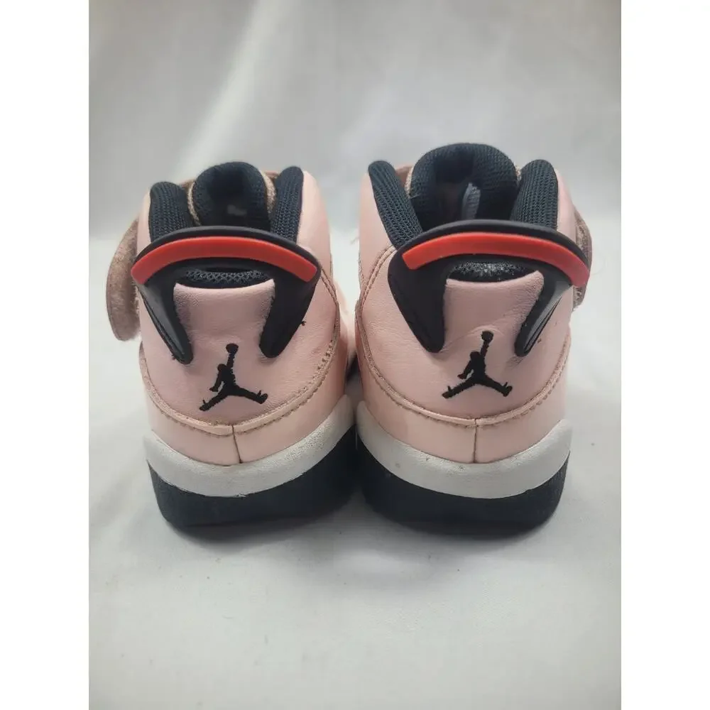 Jordan 6 Rings Nike Shoes Toddler Size 7C 323420-602 Pink White Black